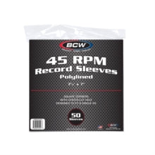 BCW "7 INCH RECORD OUTER SLEEVES 2 MIL" (100CT)