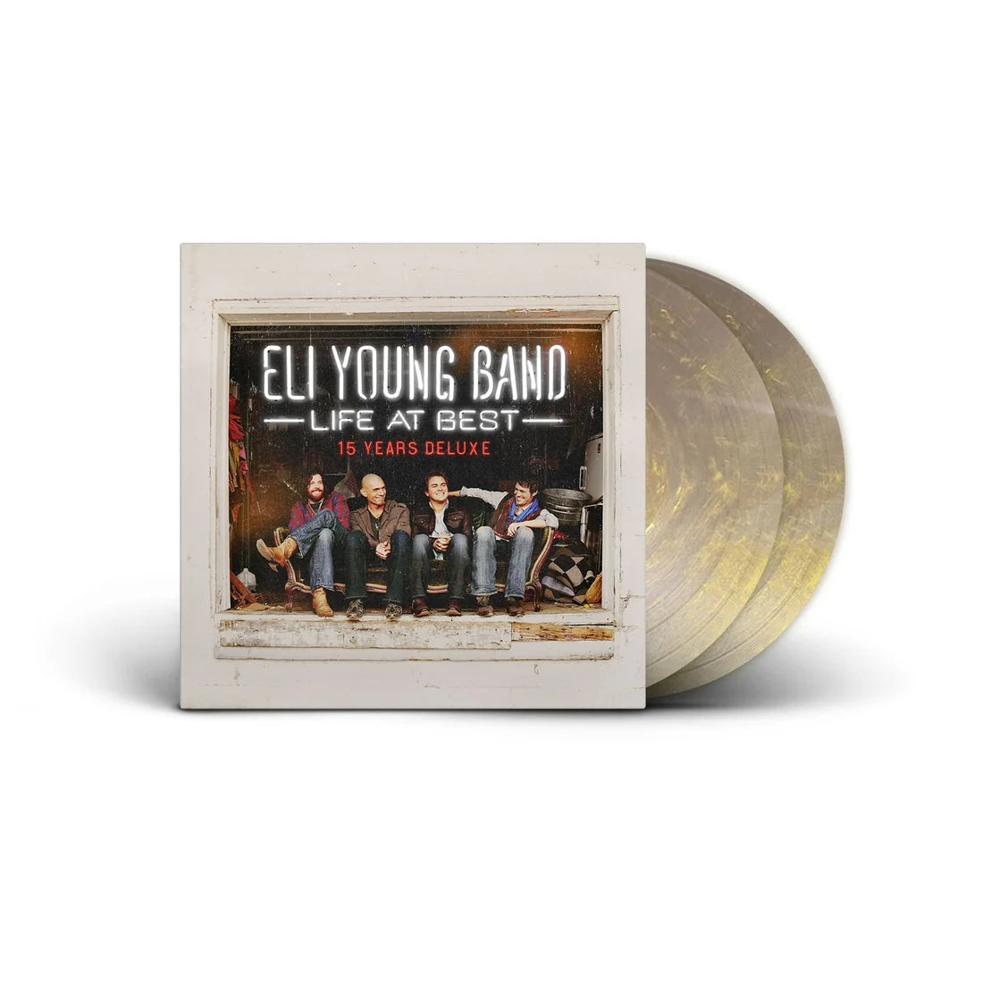 Eli young Band " LIFE AT BEST" (15 YEARS DELUXE/GOLD DUST SWIRL VINYL/2LP)