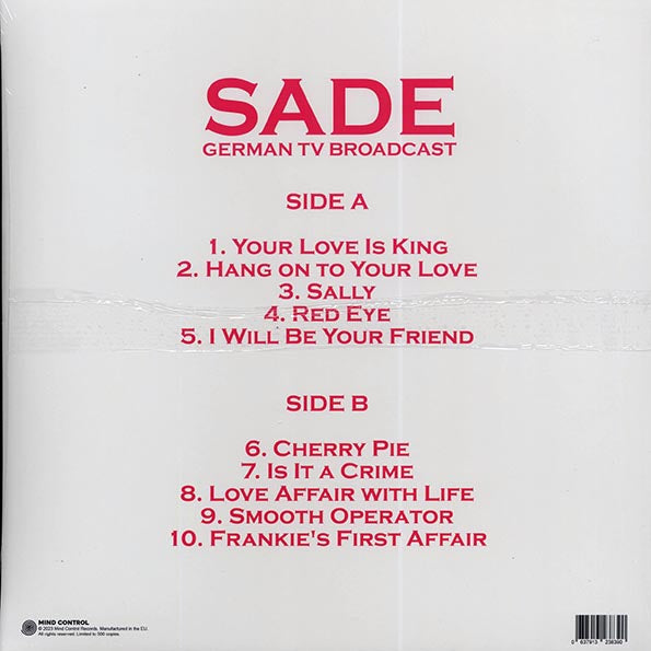 Sade “German TV Broadcast”