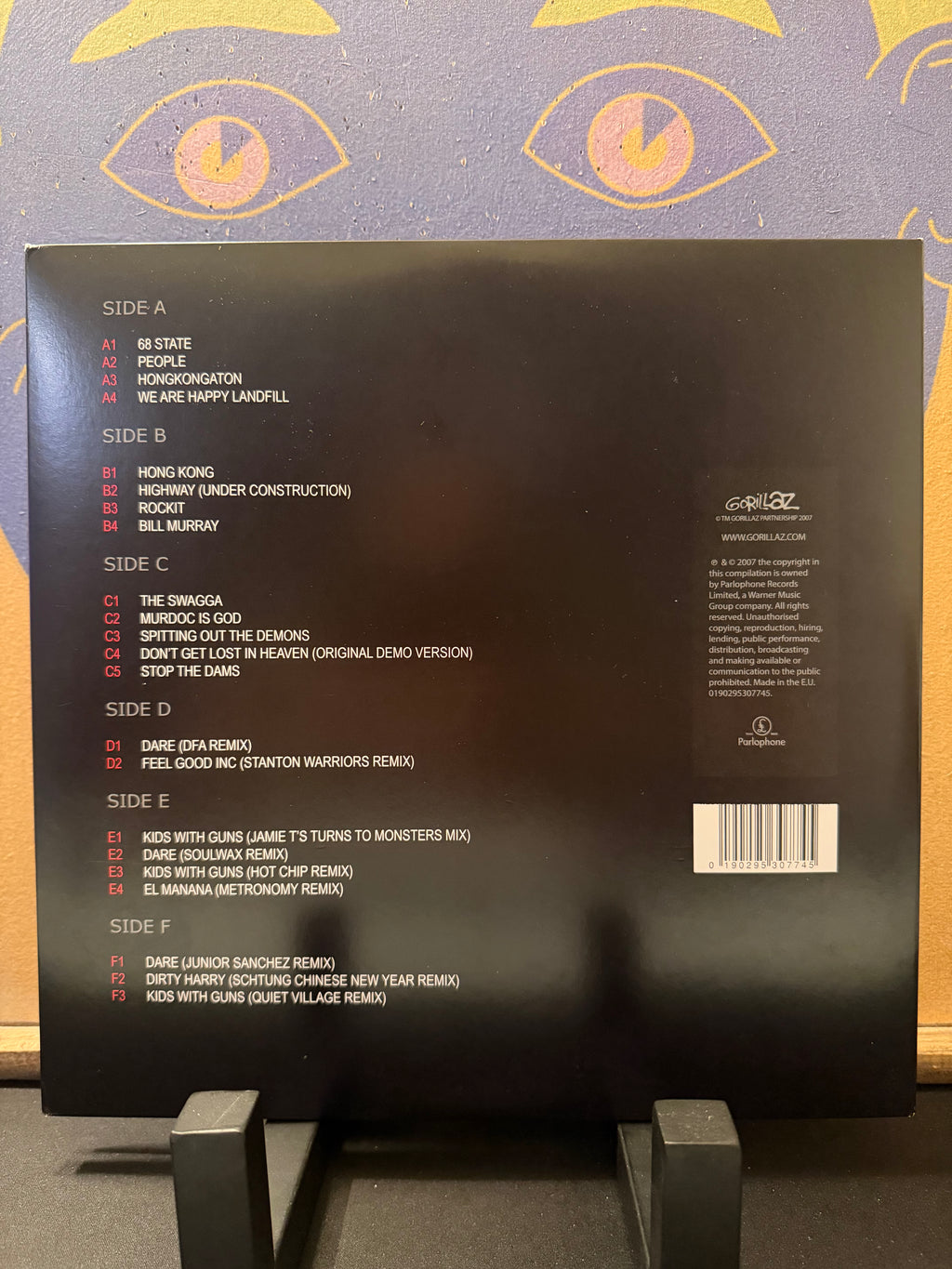 Gorillaz “D-Sides” 3LP Tri-Fold