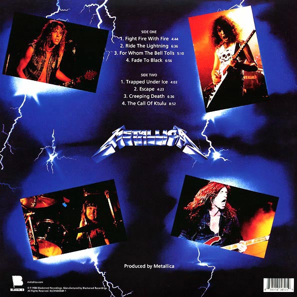 Metallica “Ride The Lightning”
