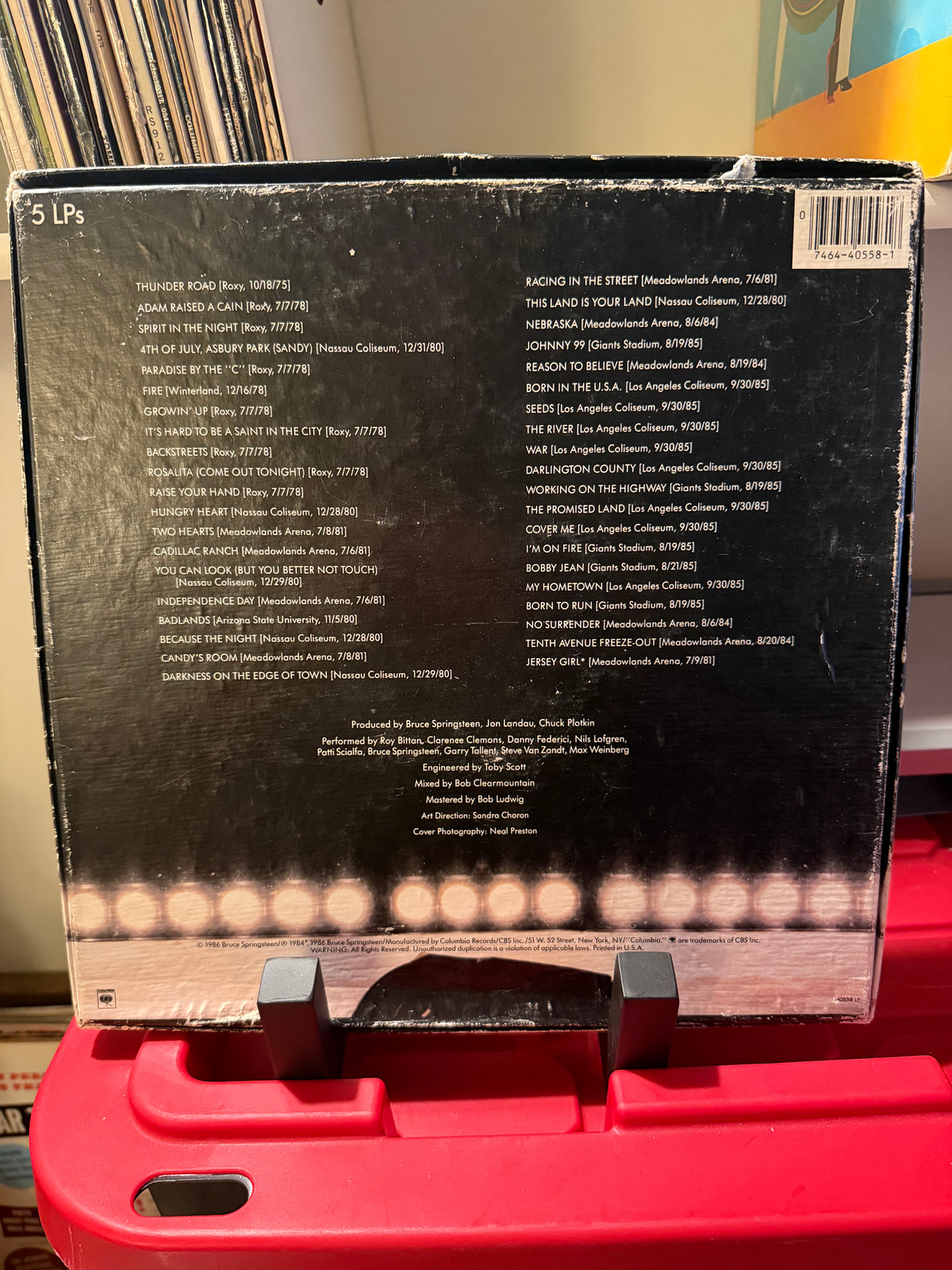 Bruce Springsteen & The E Street Band “Live 1975-1985” 5LP Box set