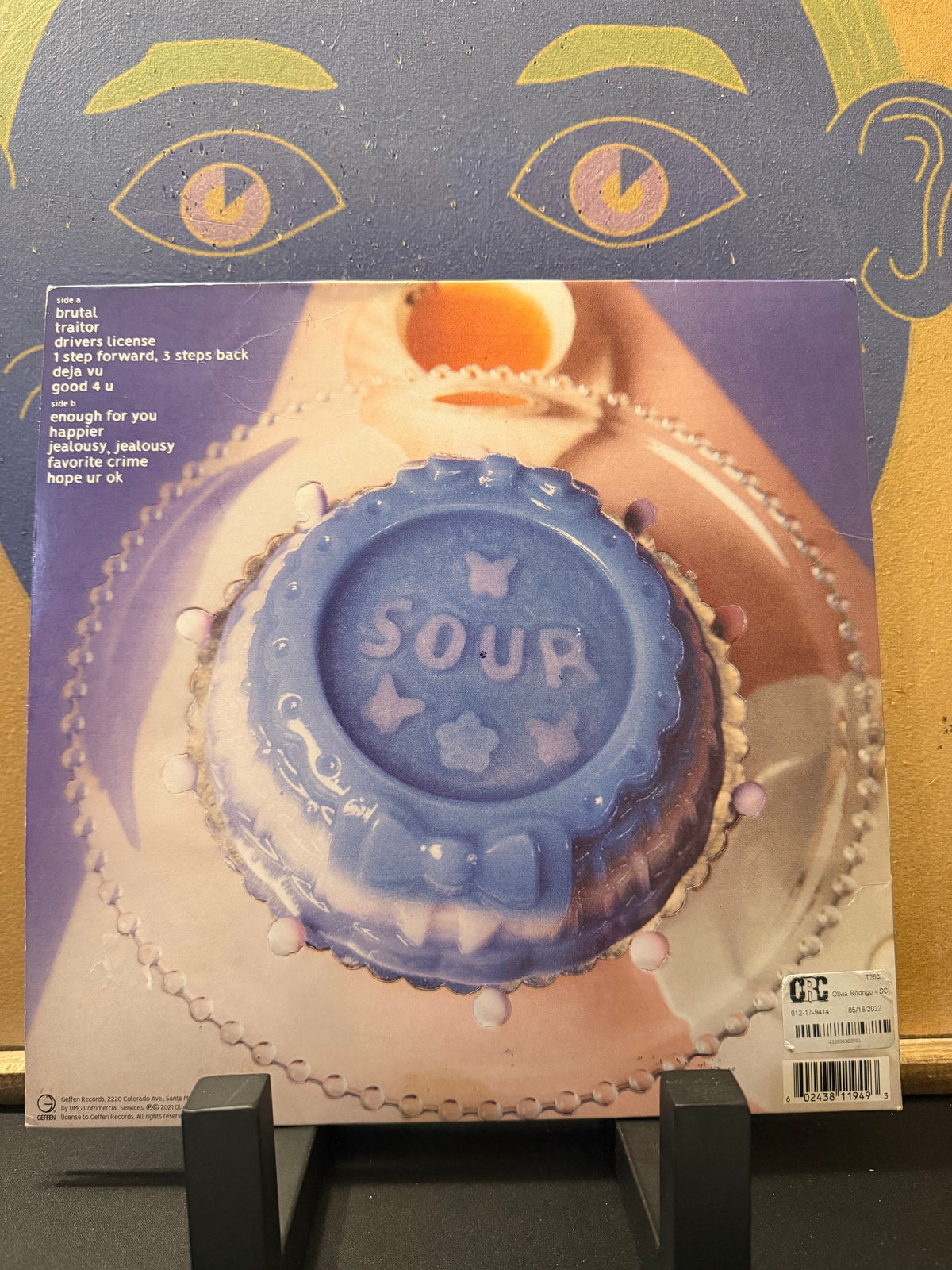 Olivia Rodrigo “Sour” Translucent Blue Vinyl LP