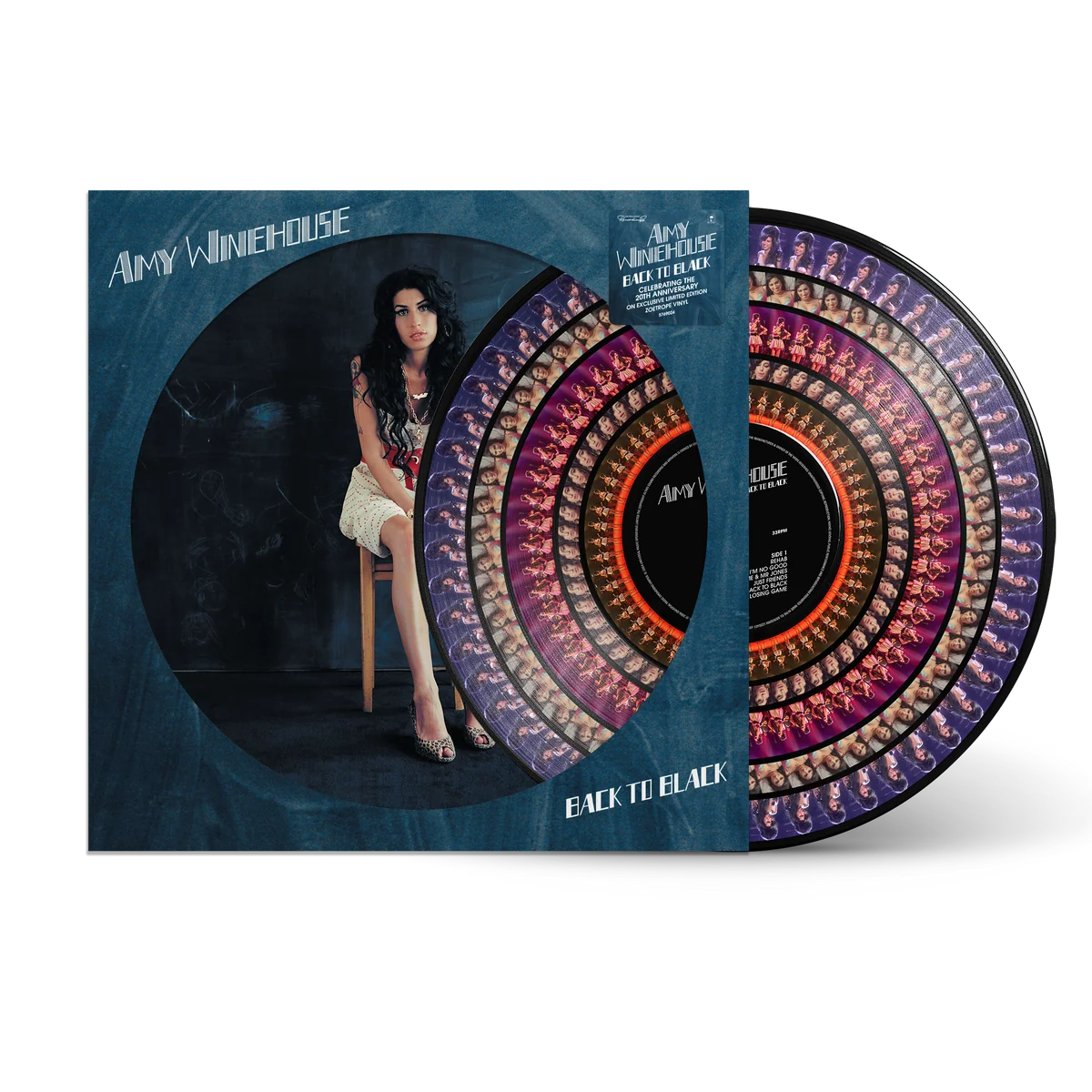 AMY WINEHOUSE " BACK TO BLACK" (20TH ANNIVERSARY) (ZOETROPE VINYL)