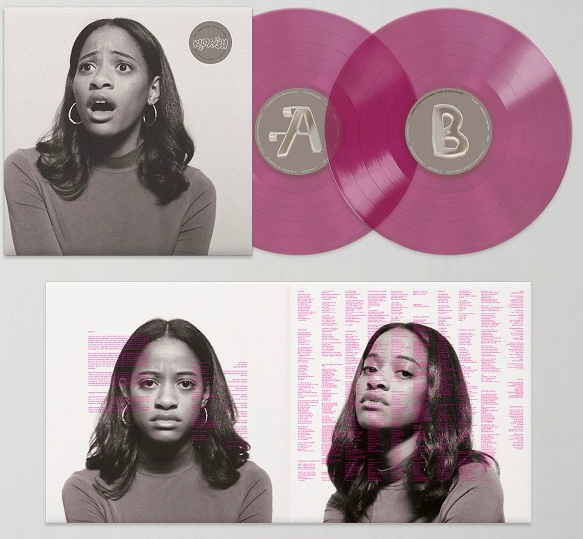 KILO KISH “REFLECTIONS IN REAL TIME” URBAN OUTFITTERS-TRANSPARENT PINK 2LP