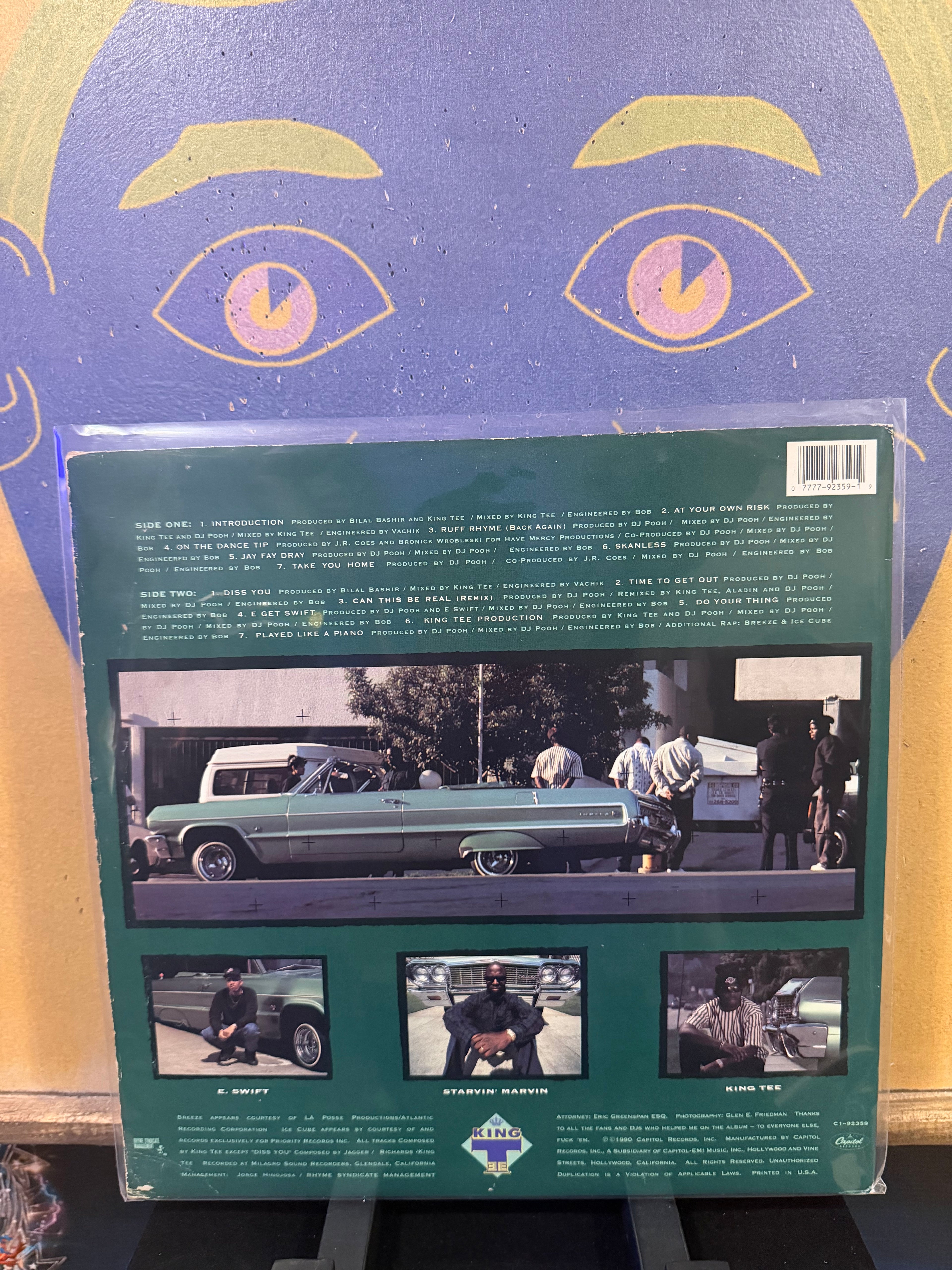 King Tee “At your own risk” LP
