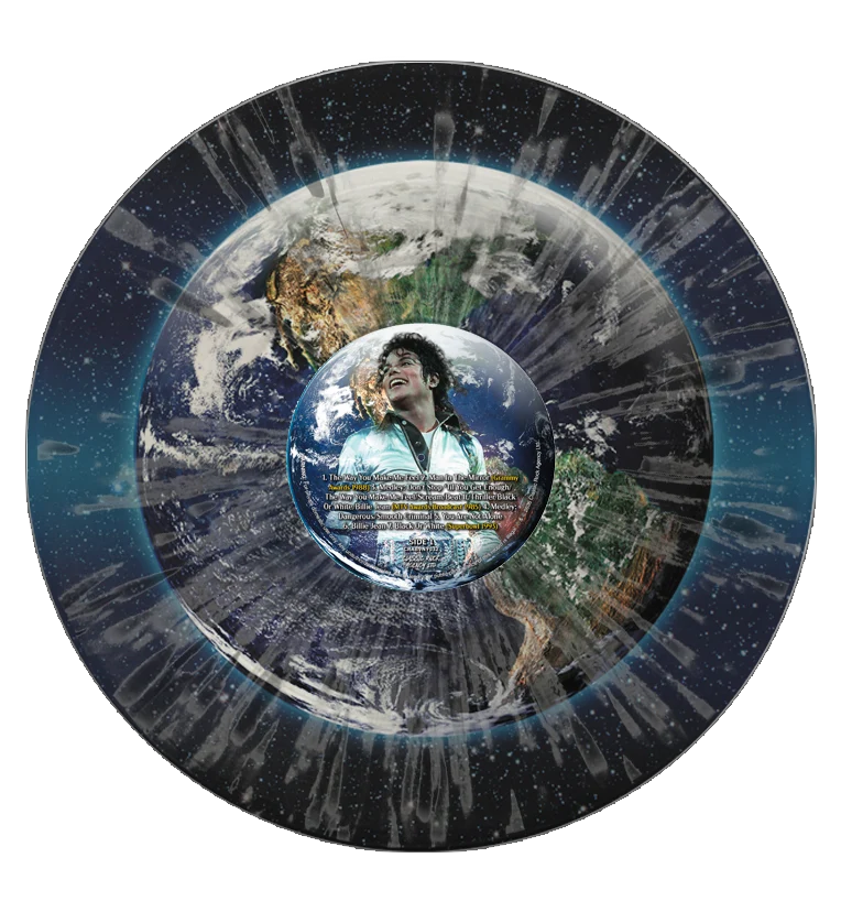 MICHAEL JACKSON "MAN IN THE MIRROR" (ARTBACK COLOUR VINYL)