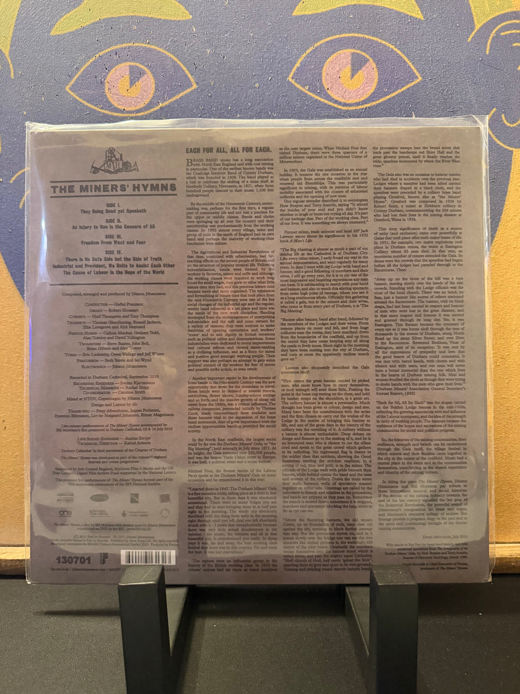 Johann Johannsson “The Miners' Hymns” 2021 2LP Soundtrack (180g Vinyl)