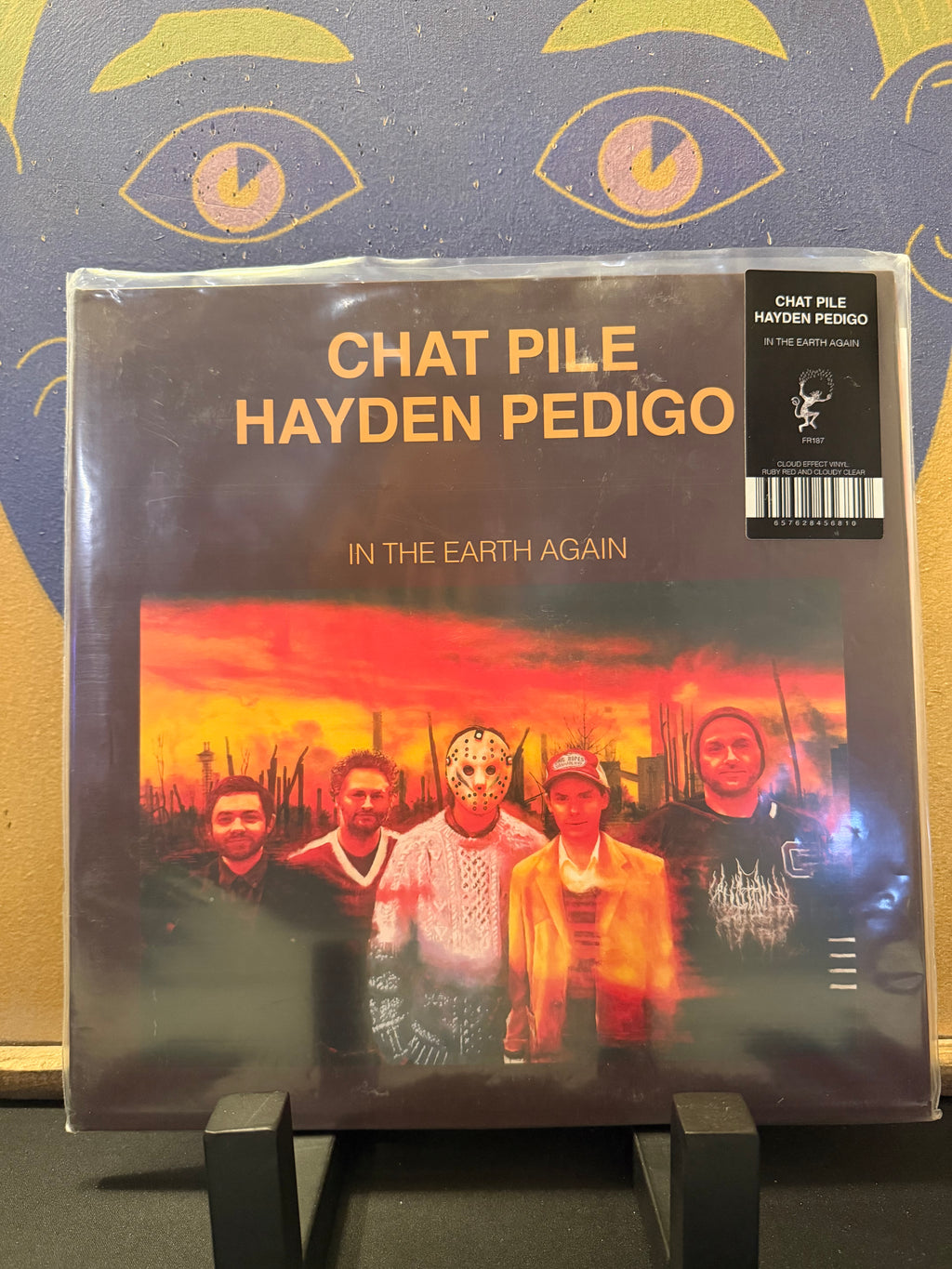 Chat Pile & Hayden Pedigo “In the Earth Again” LP - Ruby Red Cloudy Vinyl