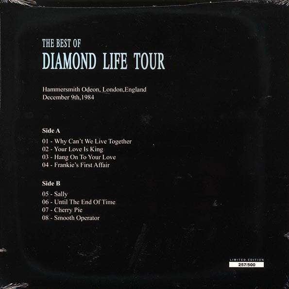 Sade	“Live In London: The Best Of Diamond Life Tour”
