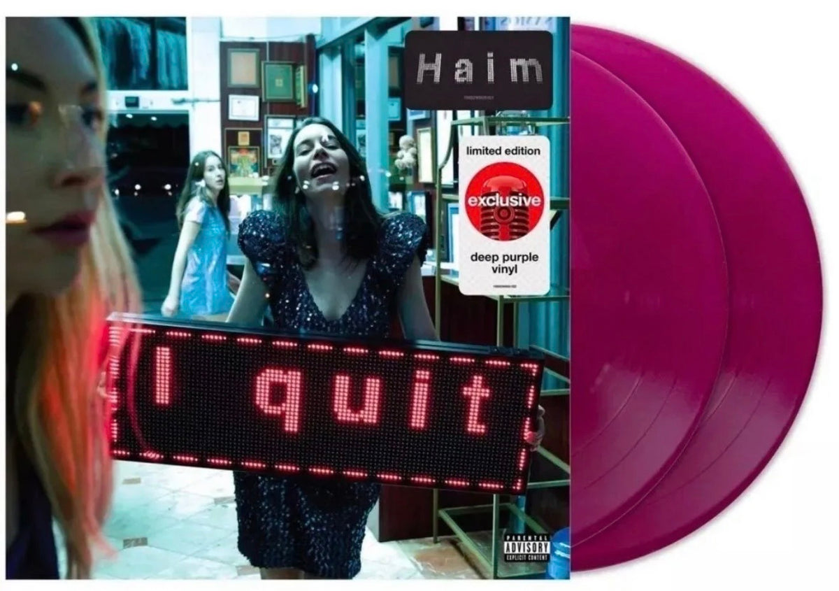 Haim - " I QUIT" (2LP/Deep
Purple Vinyl)