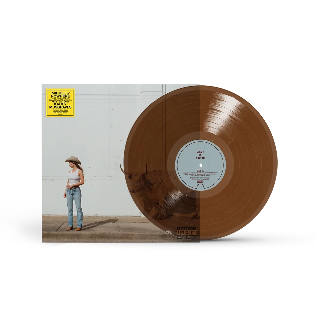 KACEY MUSGRAVES "MIDDLE OF NOWHERE" (WHISKEY VINYL) LP