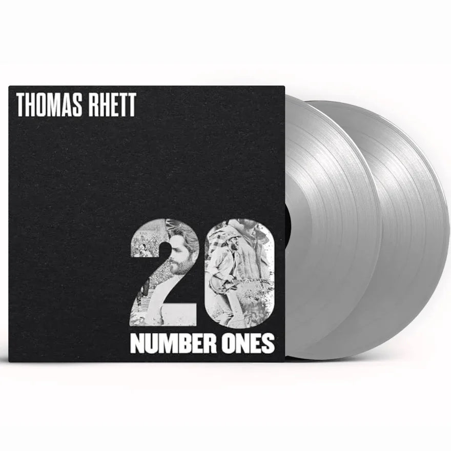 Thomas Rhett “20 Number Ones” Silver metallic Vinyl 2LP