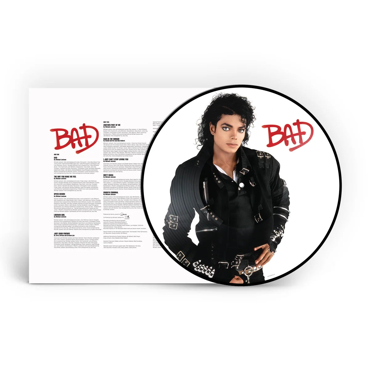Michael Jackson “Bad” PICTURE DISC Album