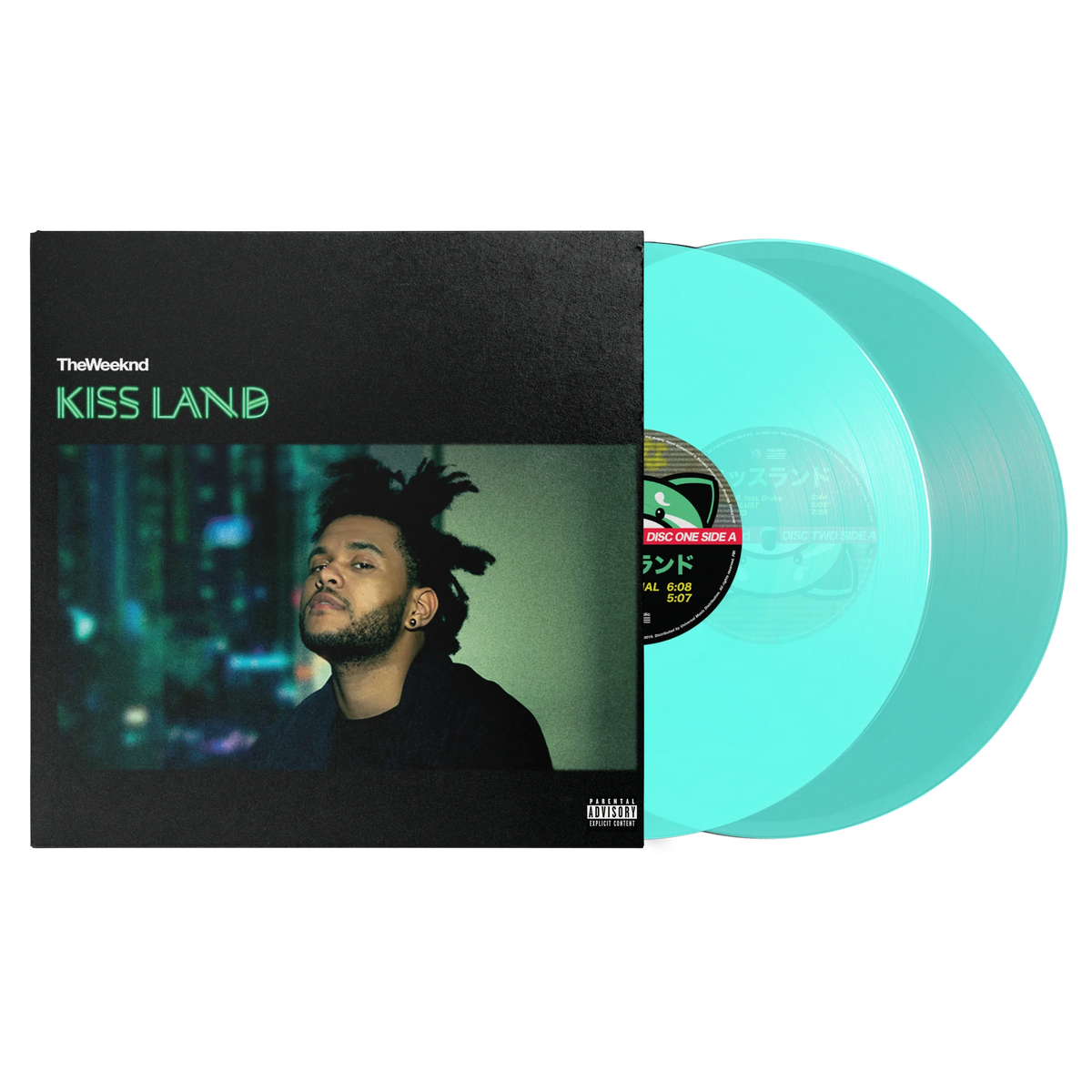 The Weeknd “KISS LAND” (2LP/SEAGLASS VINYL)