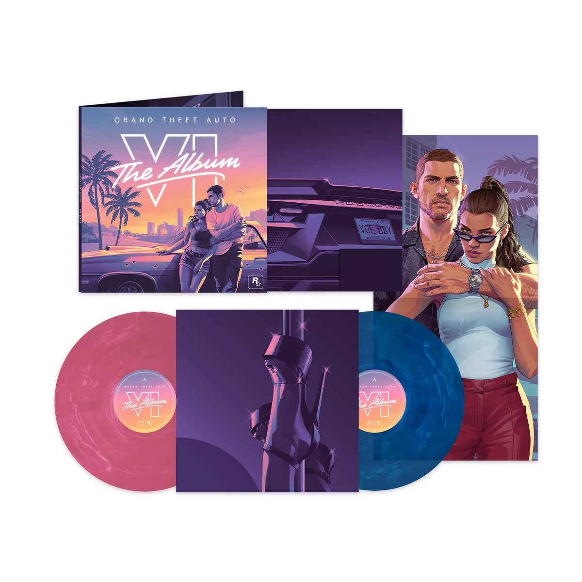 Grand Theft Auto VI: The Album (Original Soundtrack) (Indie Exclusive) [Pink, Blue Marble] *PRE-ORDER*