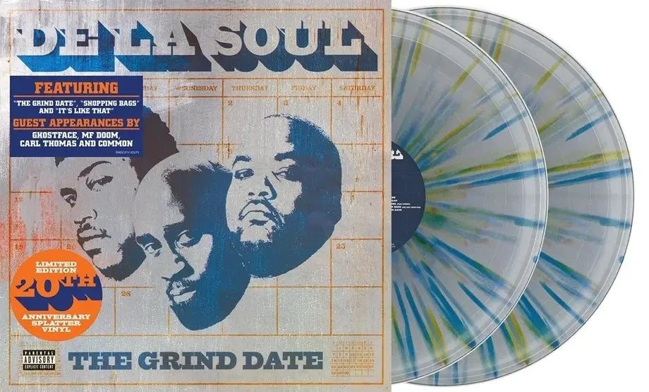 DE LA SOUL "THE GRIND DATE (20TH ANNIVERSARY)"SPLATTER VINYL 2LP
