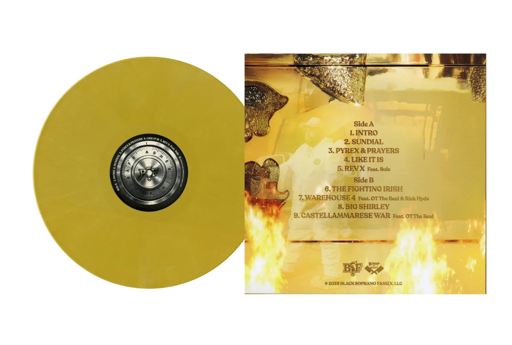 Benny the Butcher, Fuego Base & B$F “ASHES IN THE SAFE” (Colored vinyl) *PRE-ORDER*