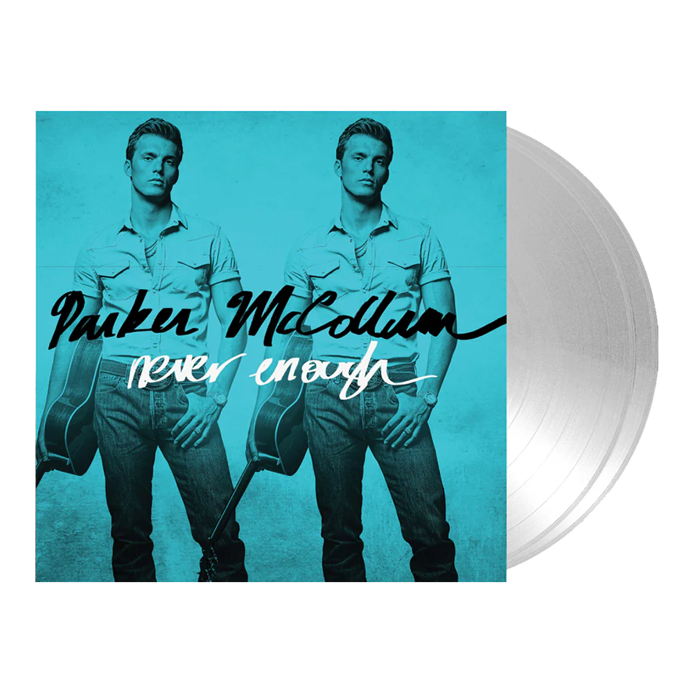 PARKER McCOLLUM “NEVER ENOUGH” (WALMART EXCLUSIVE INCLUDING POSTER) (2LP)(CLEAR VINYL)
