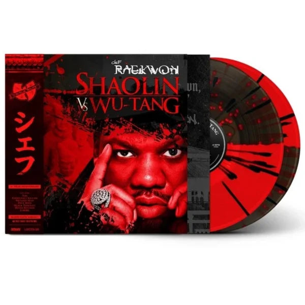 Raekwon “Shaolin vs. Wu Tang” 15th Anniversary Edition (Indie Exclusive, "Blood Oath" Half Red/ Black Splattter Colored Vinyl) 2LP