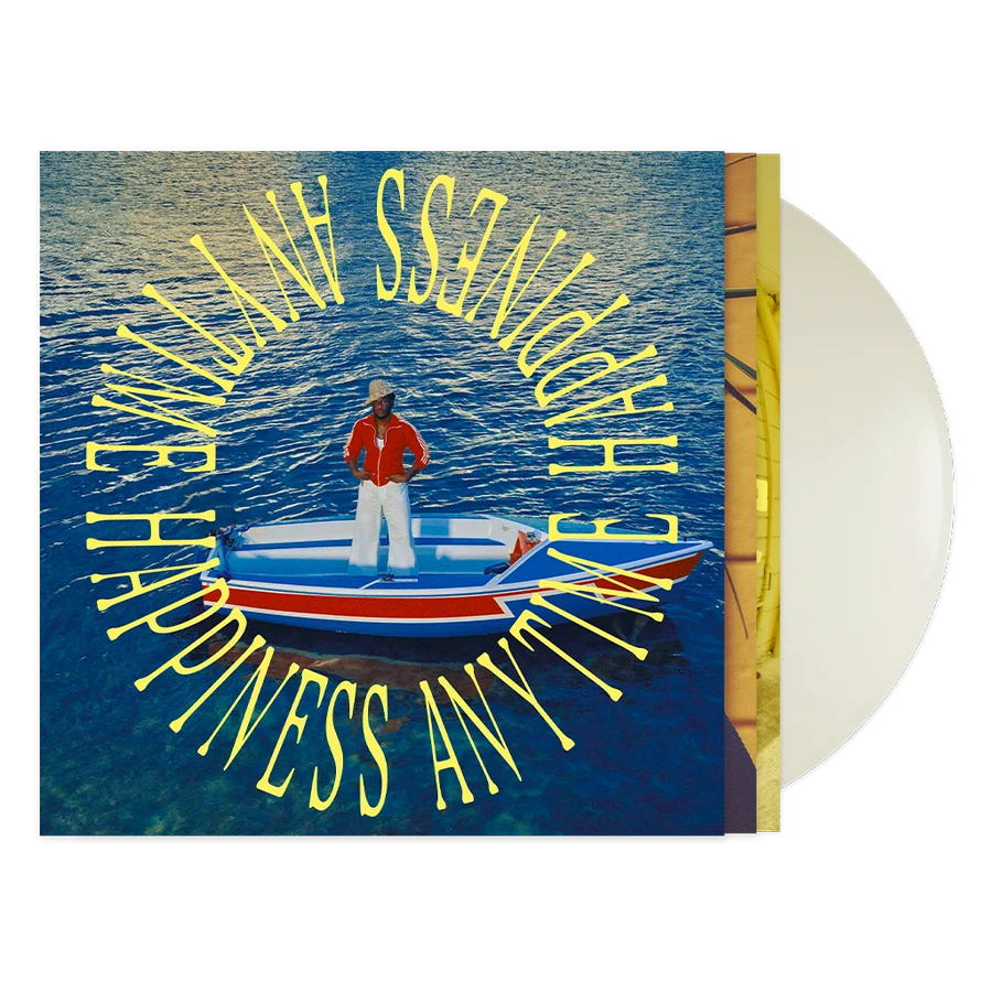Leon Bridges "HAPPINESS ANYTIME" (WHITE SAND VINYL/WIDE)