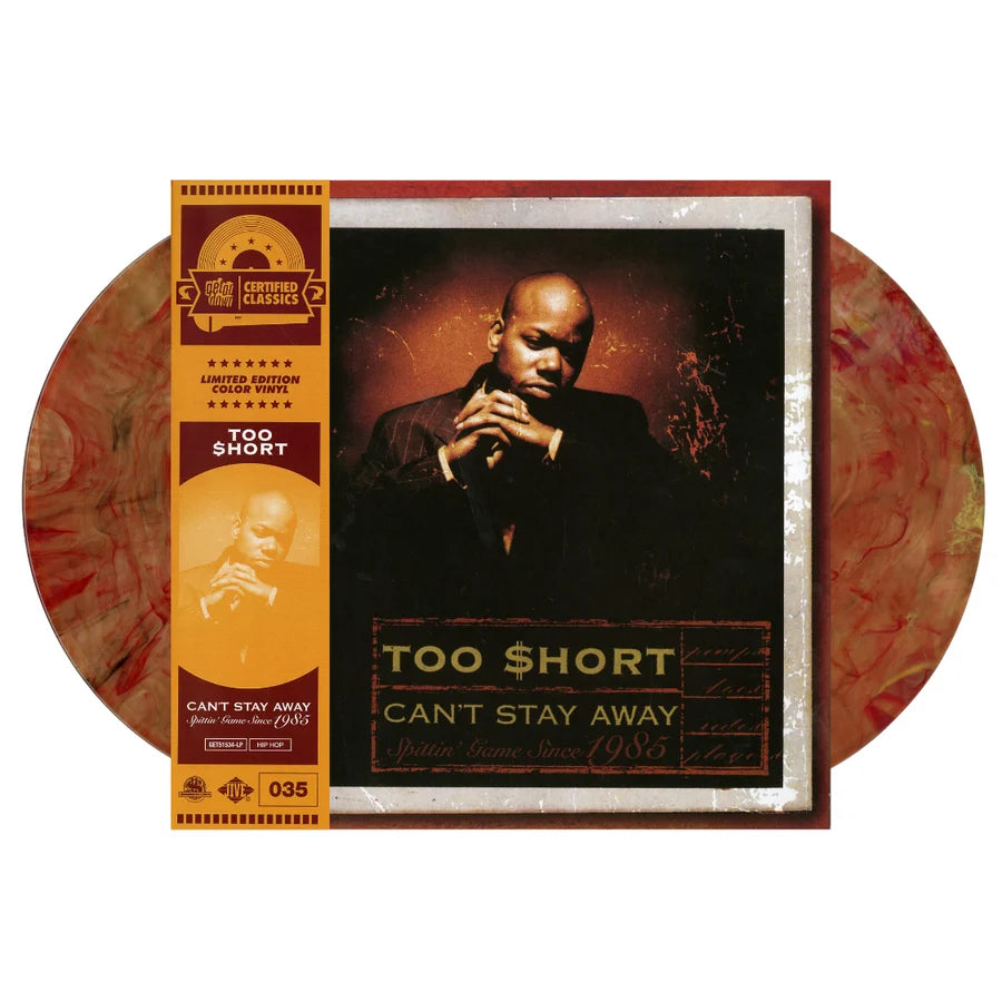 Too $hort "CAN'T STAY AWAY" (COLORED VINYL W/OBI) 2LP