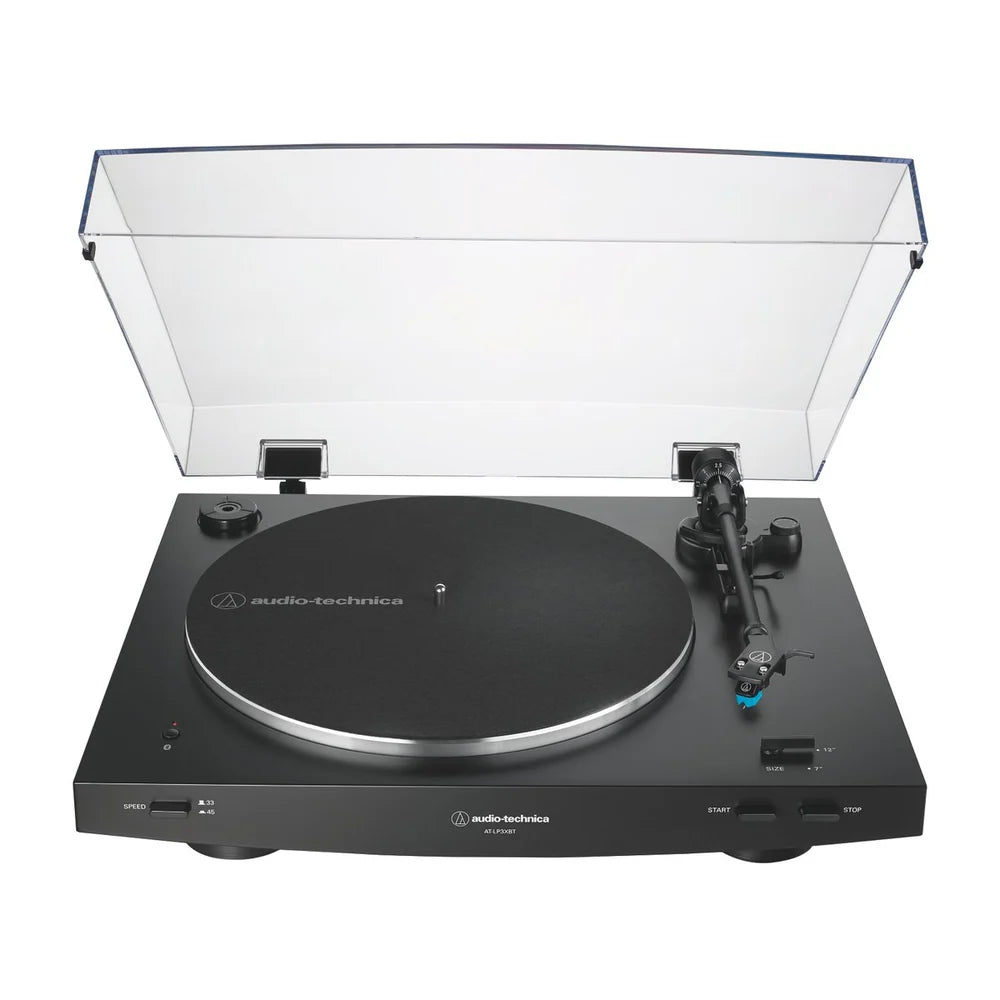 Audio Technica AT-LP3XBT BLACK (Automatic Belt-Drive Turntable (Wireless Bluetooth & Analog))