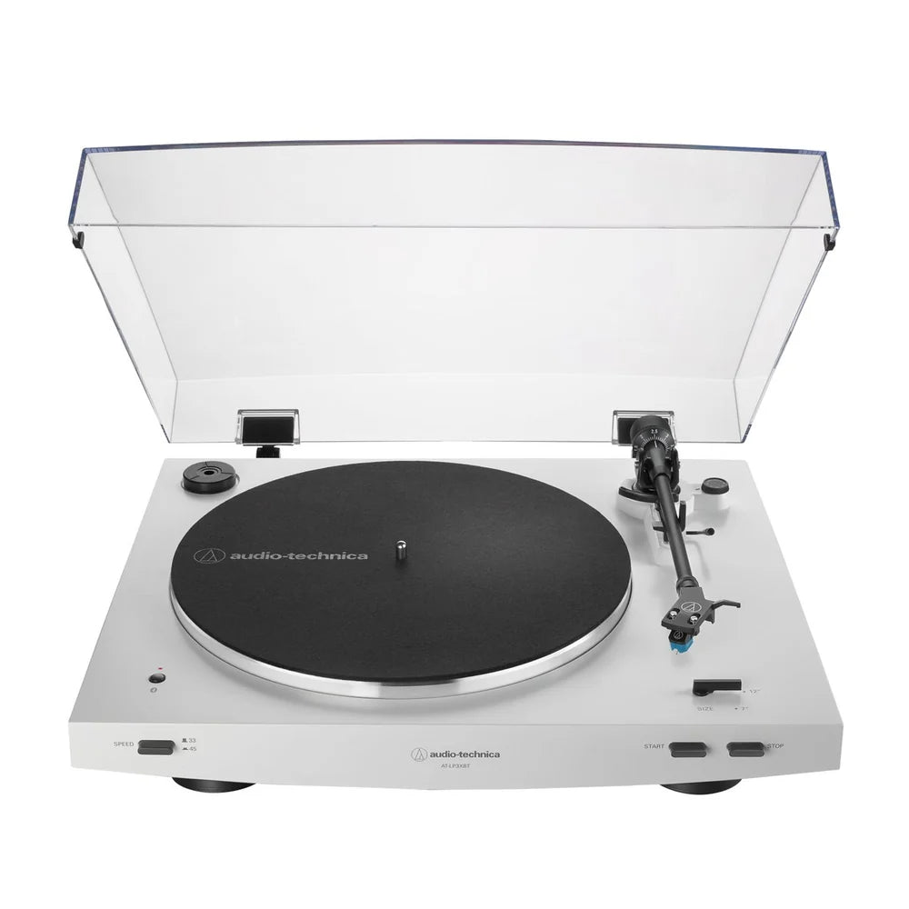 Audio Technica AT-LP3XBT WHITE (Automatic Belt-Drive Turntable (Wireless Blu-tooth & Analog))