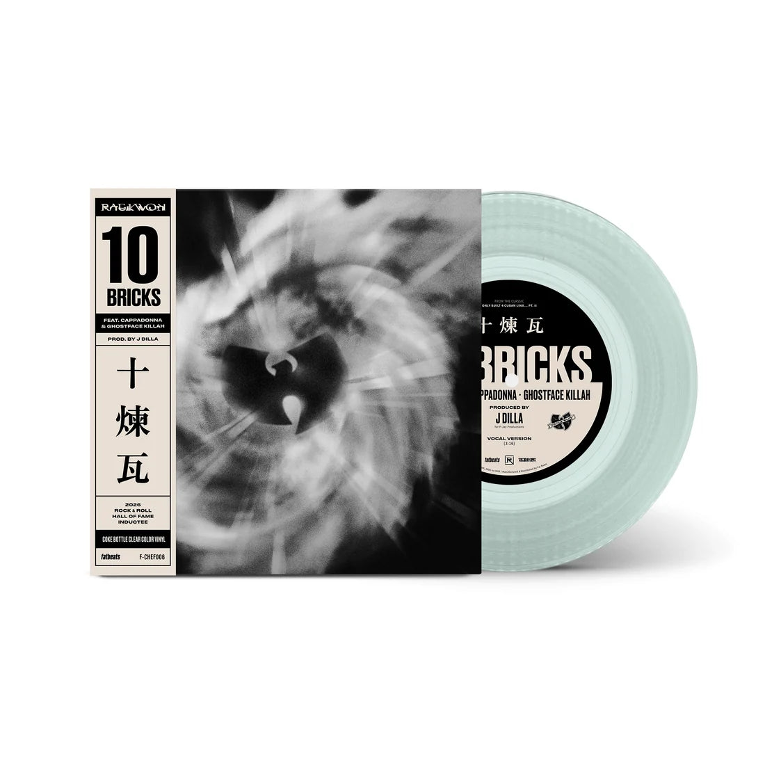 Raekwon "10 BRICKS" (COKE BOTTLE CLEAR 7INCH/PICTURE JACKET W. OBI STRIP)