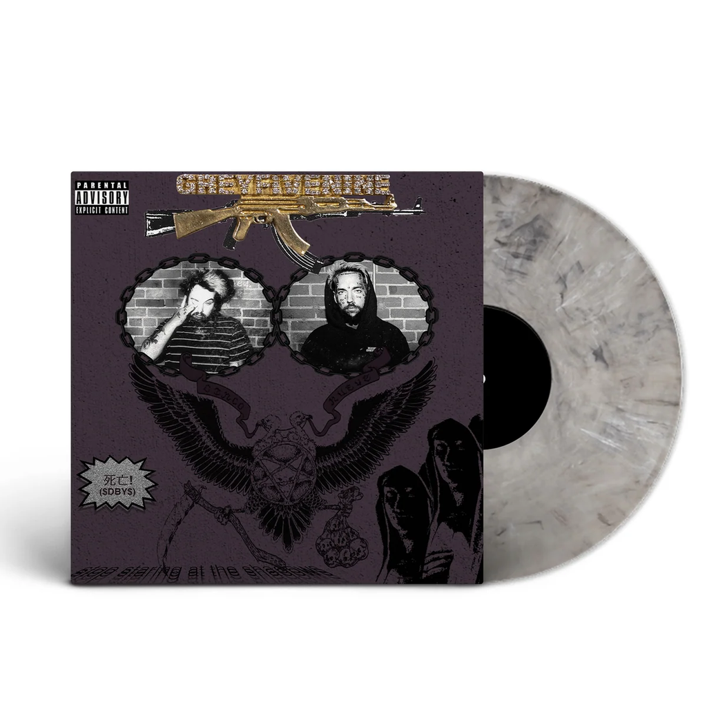 $uicideboy$ “STOP STARING AT THE SHADOWS” (INDIE EXCLUSIVE)(GHOST GREY VINYL) *PRE-ORDER*