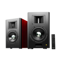 Airpulse A300PRO Hi-Res Audio Certified Active Speaker System Built-in Amplifier Optical, Coaxial, Bluetooth 5.0 aptX, RCA, AUX, and USB Inputs - Pair