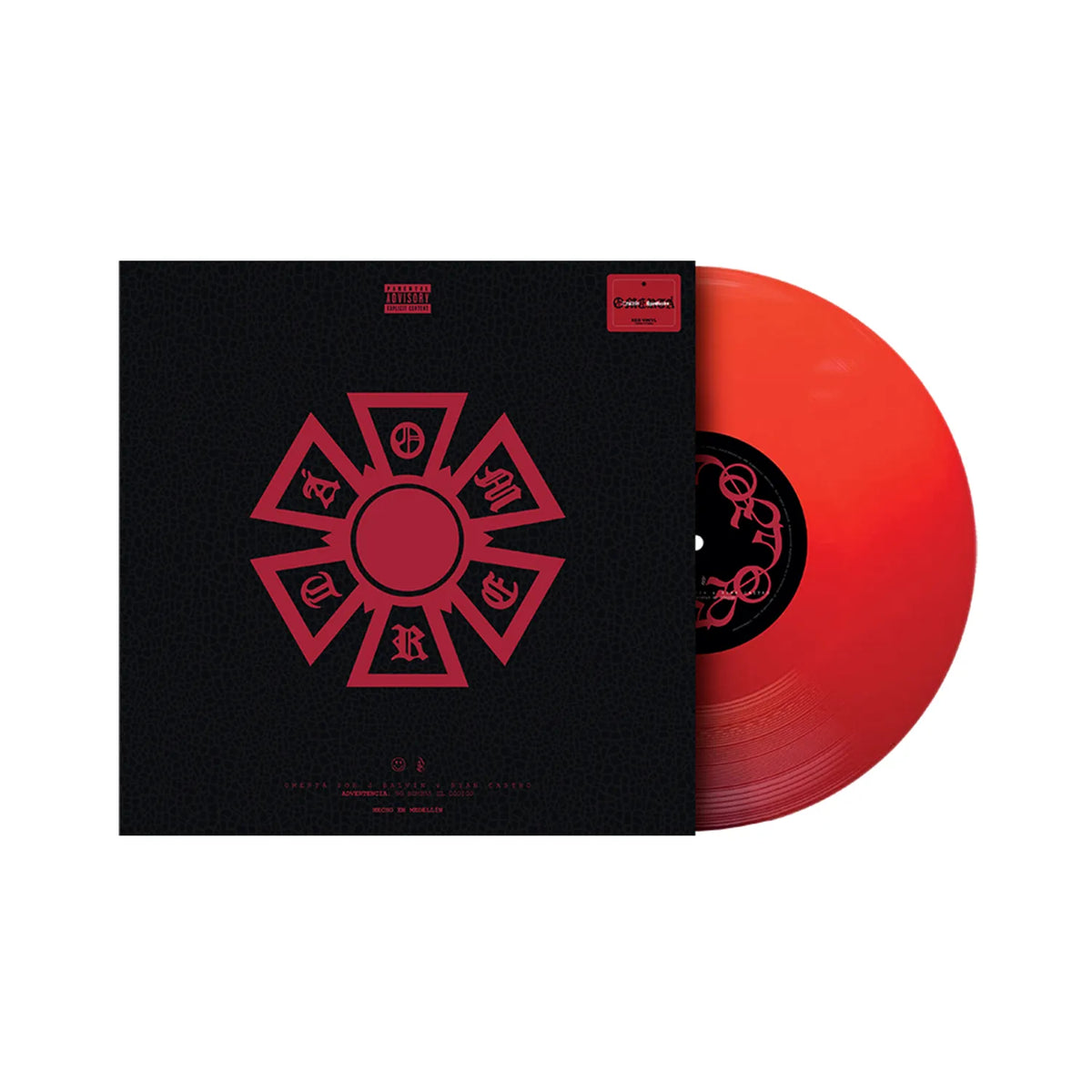 J Balvin "OMERTA (RED VINYL) 1LP