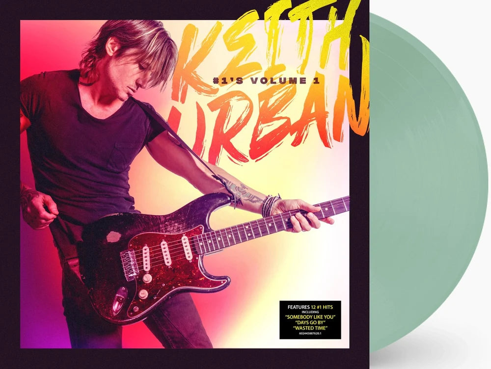 KEITH URBAN "#1's Volume 1" (Limited Edition, Coke Bottle Green, Clear Vinyl, Poster)