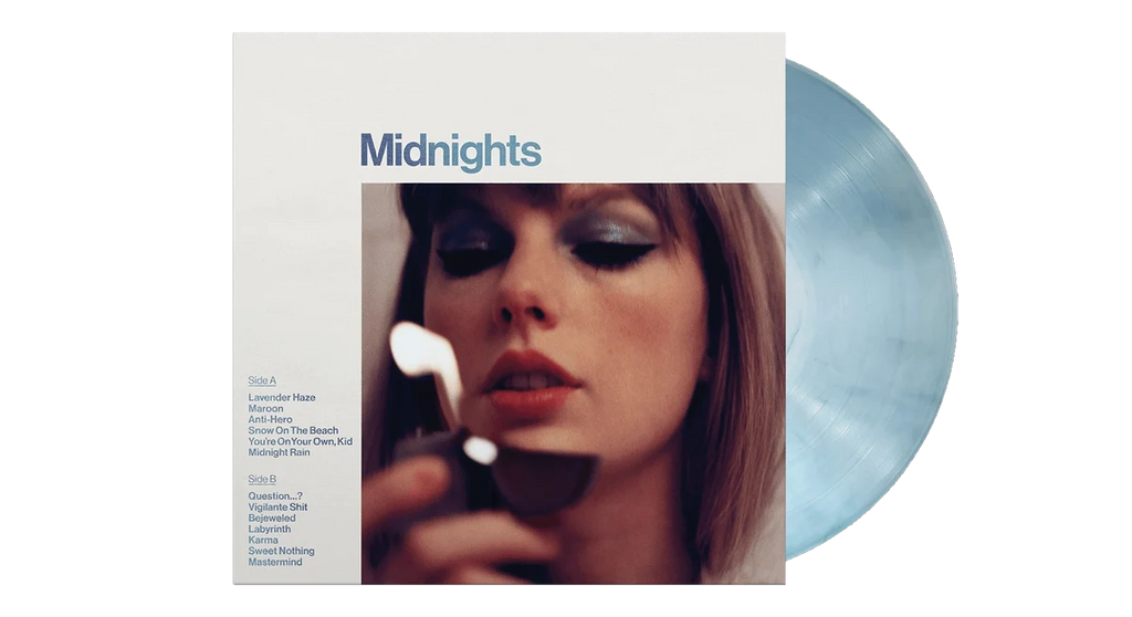 Taylor Swift " MIDNIGHTS" (MOONSTONE BLUE VINYL) LP